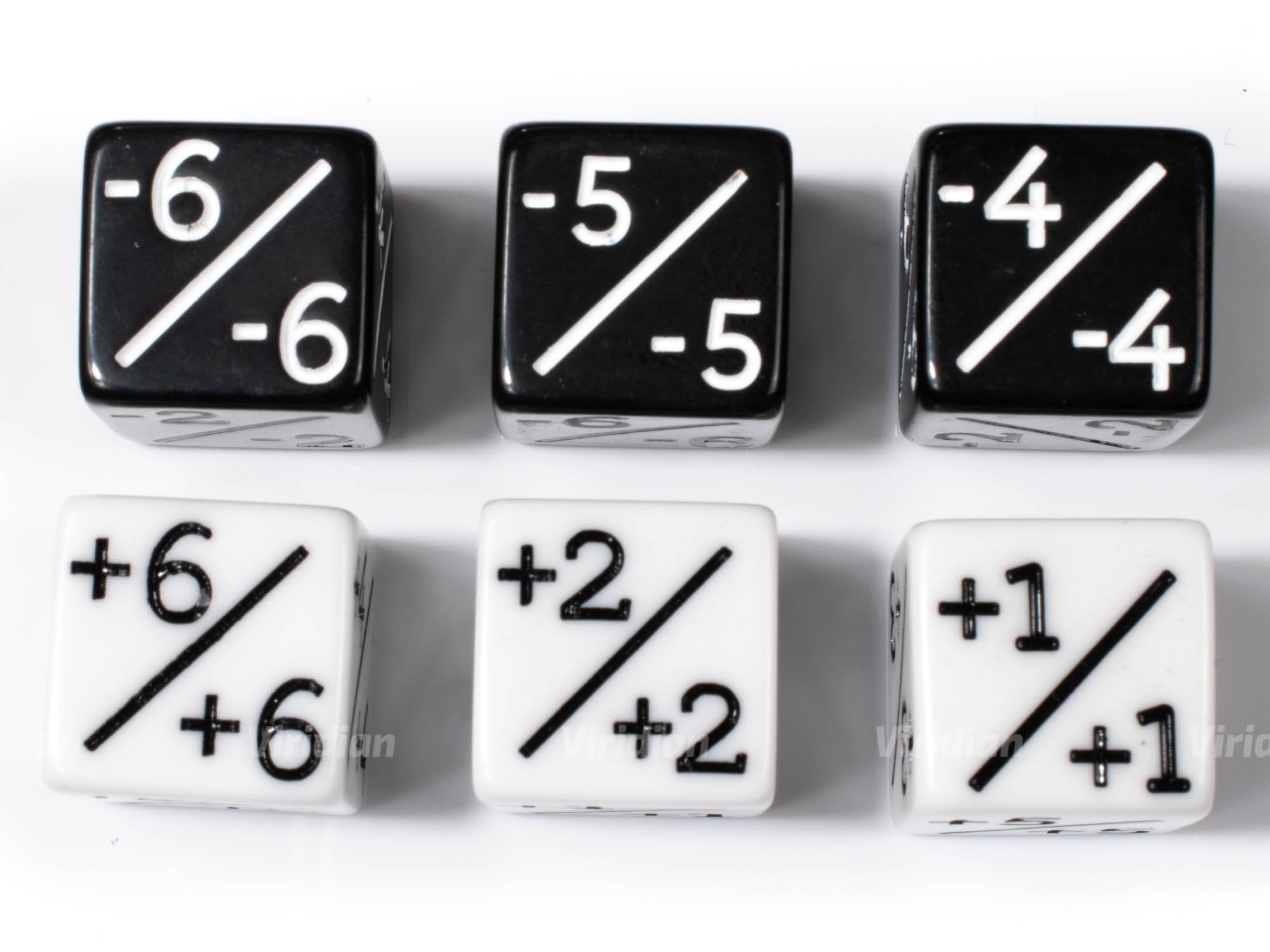 MTG Counters (Set of 8) | Positive, Negative or Mixed Dice Tokens