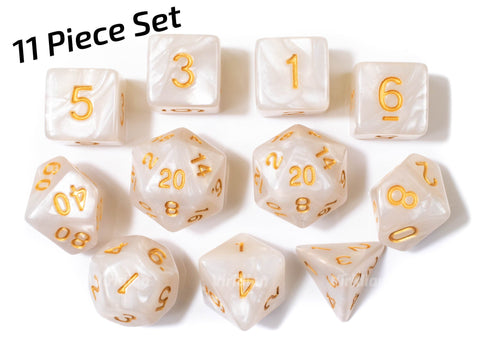 Sarenrae's Blessing | Acrylic Dice Set (7 or 11) | Dungeons and Dragons (DnD)
