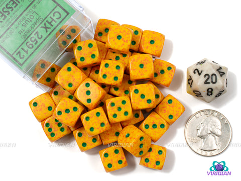 Speckled Lotus | 12mm D6 Block (36) | Chessex Dice | Wargaming